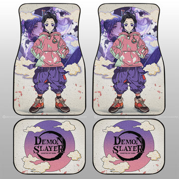 Shinobu Kocho Car Floor Mats Anime Collection - Gearcarcover - 1