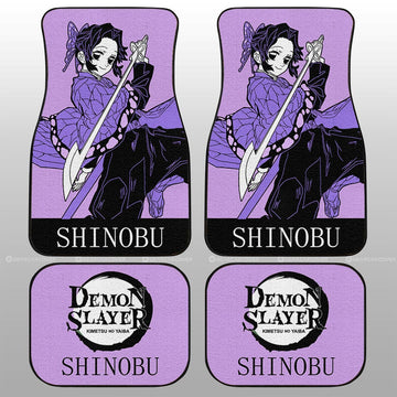 Shinobu Kocho Car Floor Mats Custom Car Accessories - Gearcarcover - 1