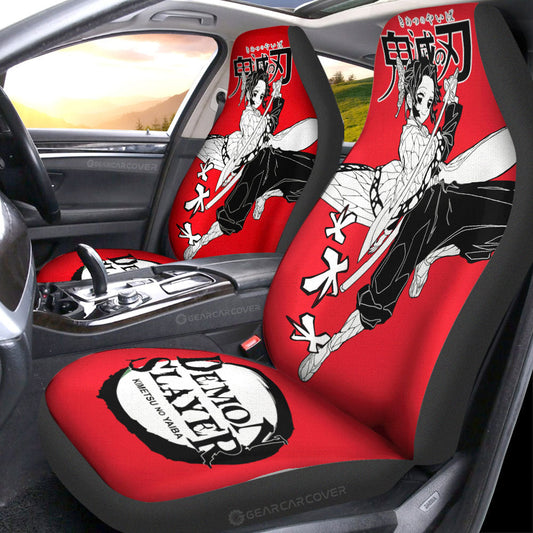 Shinobu Kocho Car Seat Covers Custom Demon Slayer Anime Car Accessories Manga Style For Fans - Gearcarcover - 2
