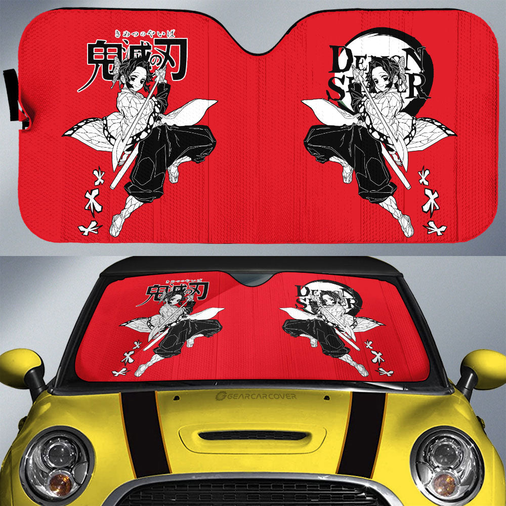 Shinobu Kocho Car Sunshade Custom Car Accessories Manga Style For Fans - Gearcarcover - 1