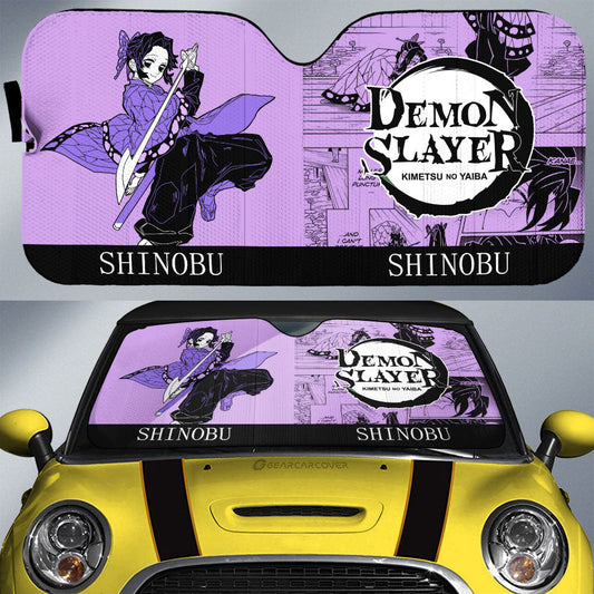Shinobu Kocho Car Sunshade Custom Car Accessories Manga Style - Gearcarcover - 1