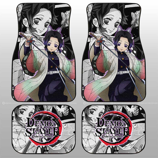 Shinobu Kochou Car Floor Mats Custom Demon Slayer Anime Car Accessories - Gearcarcover - 1