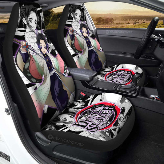 Shinobu Kochou Car Seat Covers Custom Demon Slayer Anime Car Accessories - Gearcarcover - 2