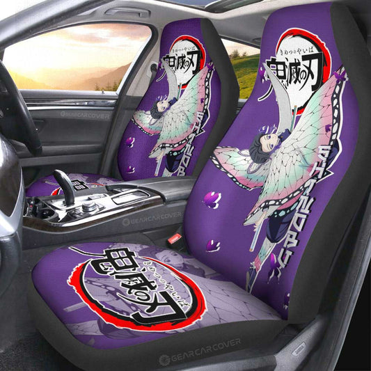 Shinobu Kochou Car Seat Covers Custom Demon Slayer Anime Car Accessories - Gearcarcover - 1