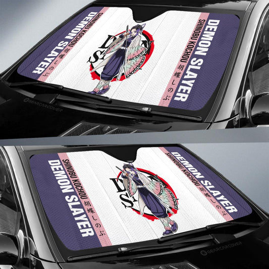 Shinobu Kochou Car Sunshade Custom Car Accessories For Fans - Gearcarcover - 2