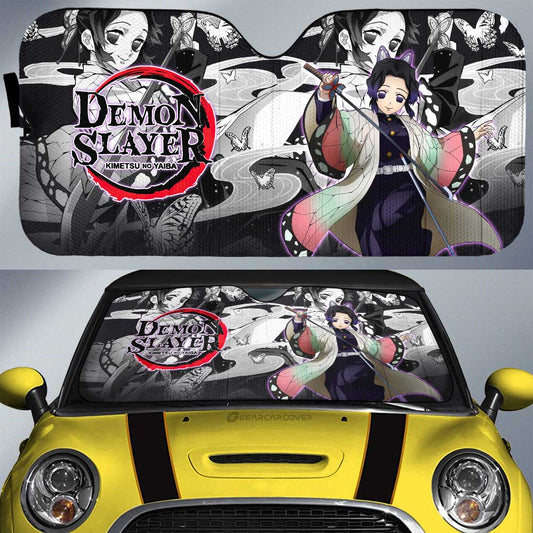Shinobu Kochou Car Sunshade Custom Demon Slayer Anime Car Accessories - Gearcarcover - 1