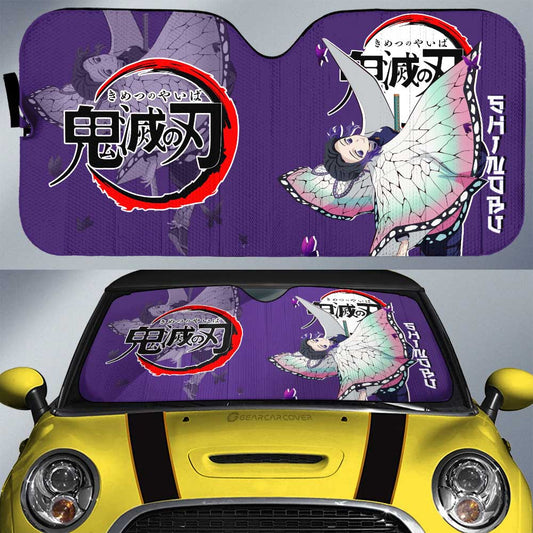 Shinobu Kochou Car Sunshade Custom Demon Slayer Anime Car Accessories - Gearcarcover - 1