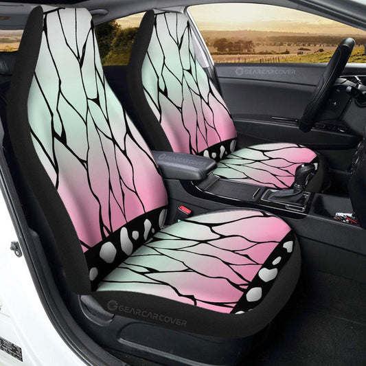 Shinobu Uniform Car Seat Covers Custom Demon Slayer Anime Car Accessories - Gearcarcover - 1