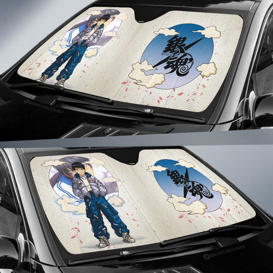 Shinpachi Shimura Car Sunshade Anime Collection - Gearcarcover - 2