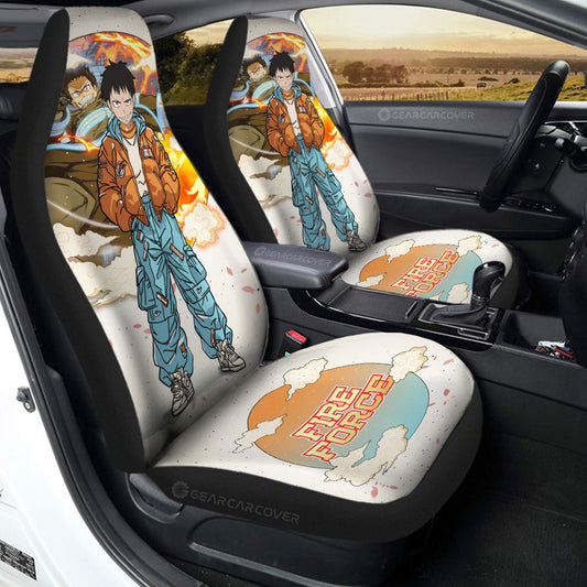 Shinra Kusakabe Car Seat Covers Anime Collection - Gearcarcover - 2