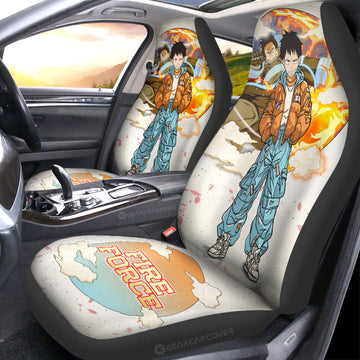 Shinra Kusakabe Car Seat Covers Anime Collection - Gearcarcover - 1
