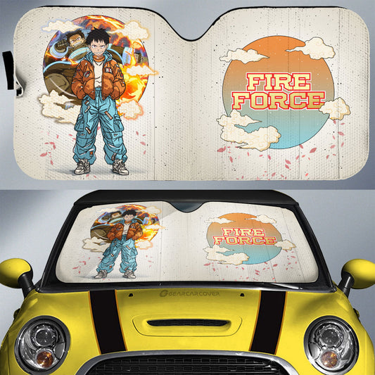 Shinra Kusakabe Car Sunshade Anime Collection - Gearcarcover - 1