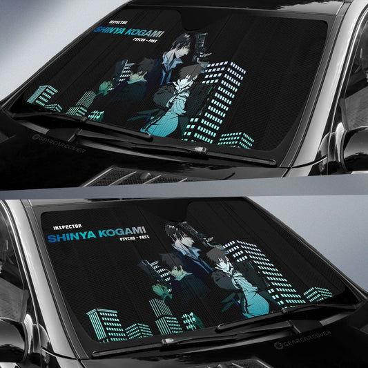 Shinya Kogami Car Sunshade Custom Psycho-Pass Car Accessories - Gearcarcover - 2