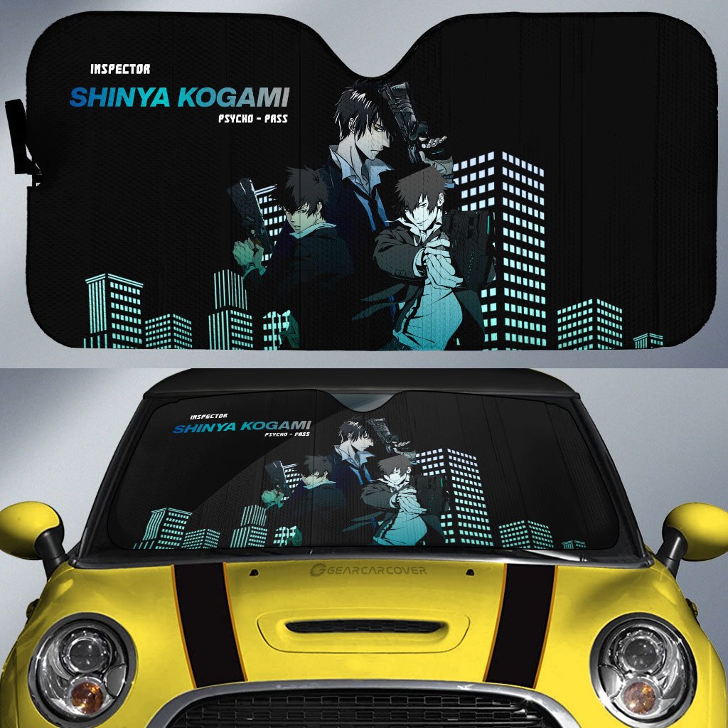 Shinya Kogami Car Sunshade Custom Psycho-Pass Car Accessories - Gearcarcover - 1