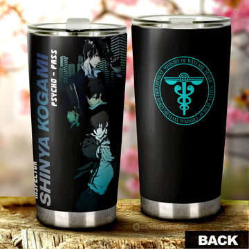 Shinya Kogami Tumbler Cup Custom Psycho-Pass Car Accessories - Gearcarcover - 1