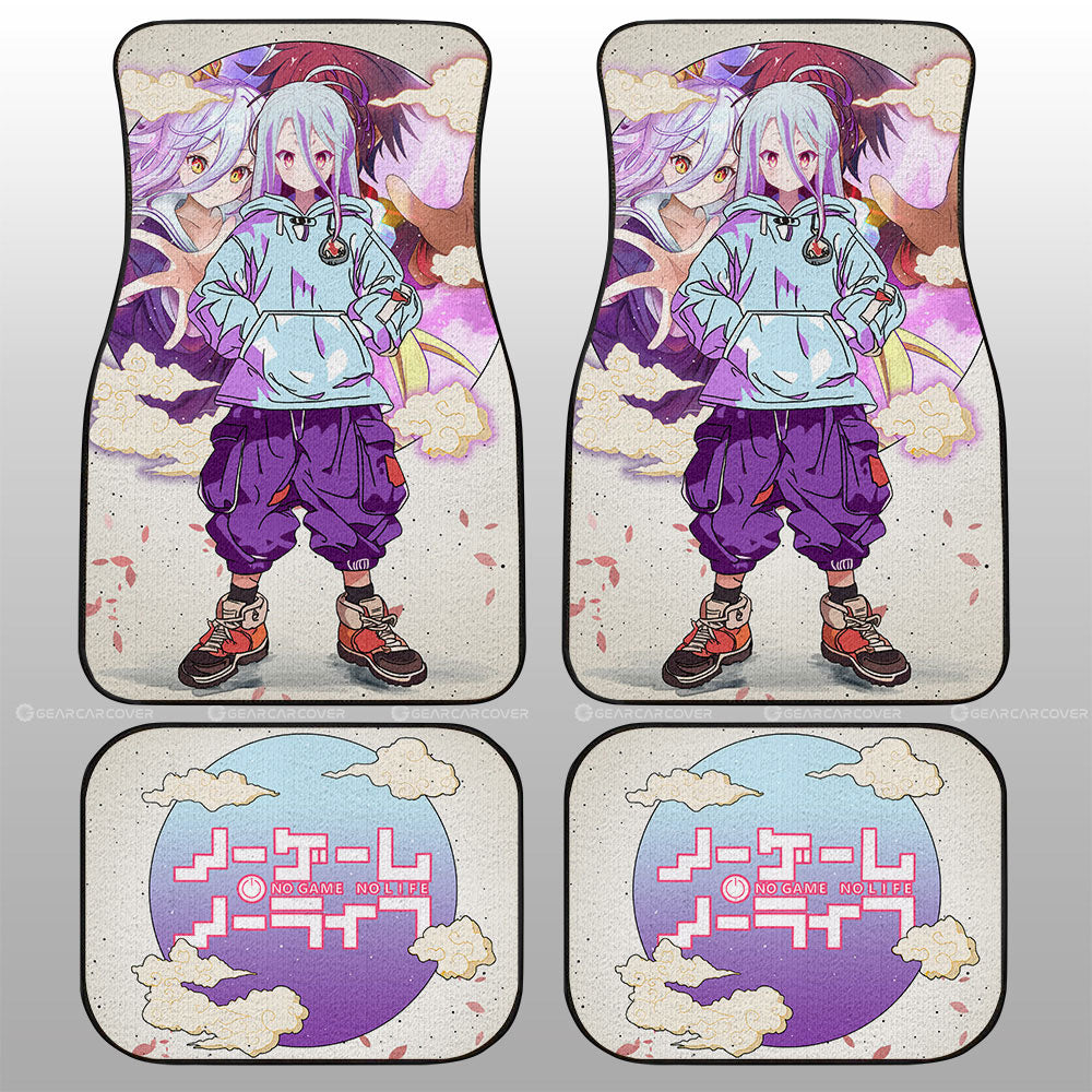 Shiro Car Floor Mats Anime Collection - Gearcarcover - 1