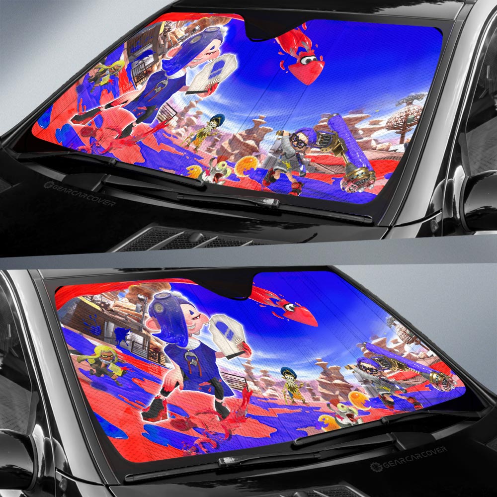 Shiver Splatoon Car Sunshade Custom Car Accessories - Gearcarcover - 2