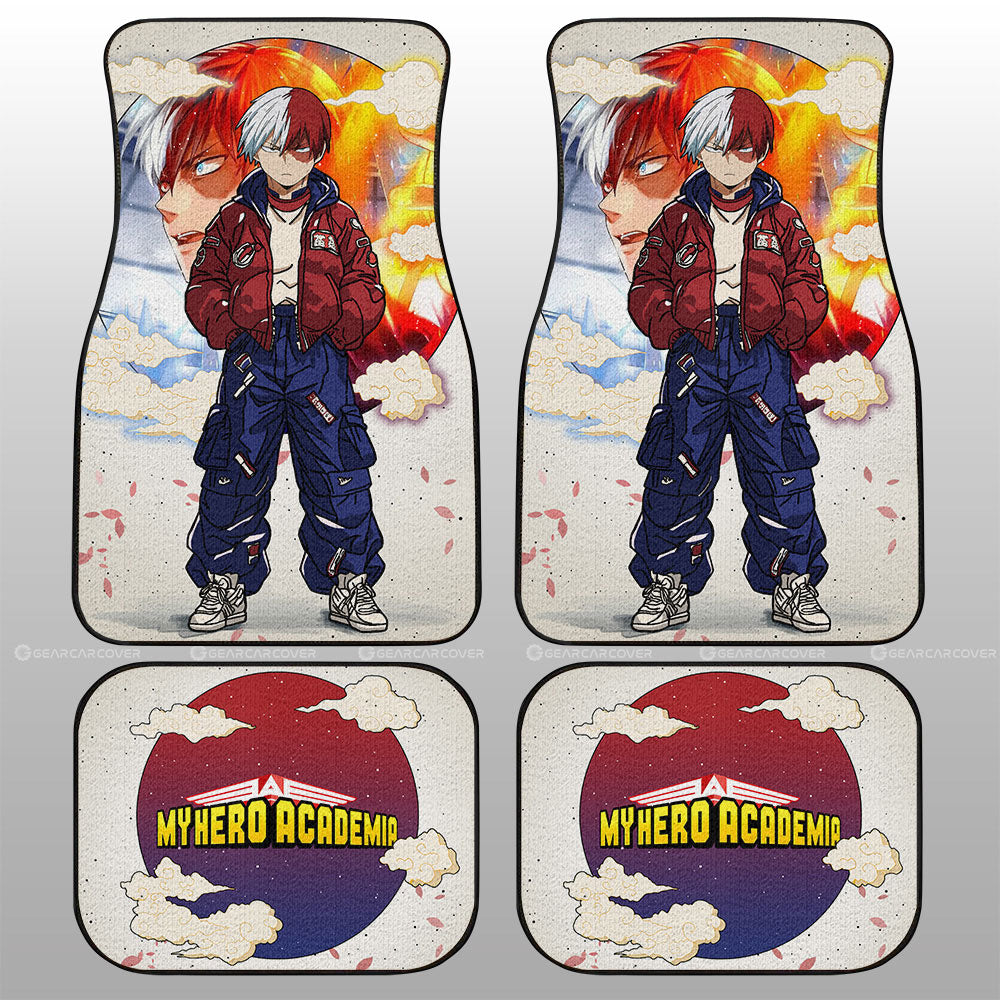 Shoto Todoroki Car Floor Mats Anime Collection - Gearcarcover - 1