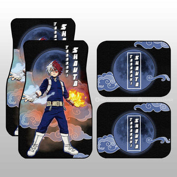 Shoto Todoroki Car Floor Mats Custom Car Interior Accessories - Gearcarcover - 1