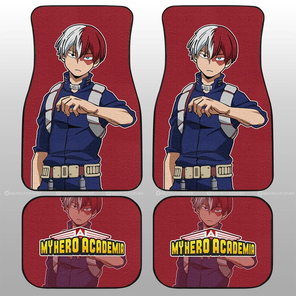 Shoto Todoroki Car Floor Mats Custom - Gearcarcover - 2