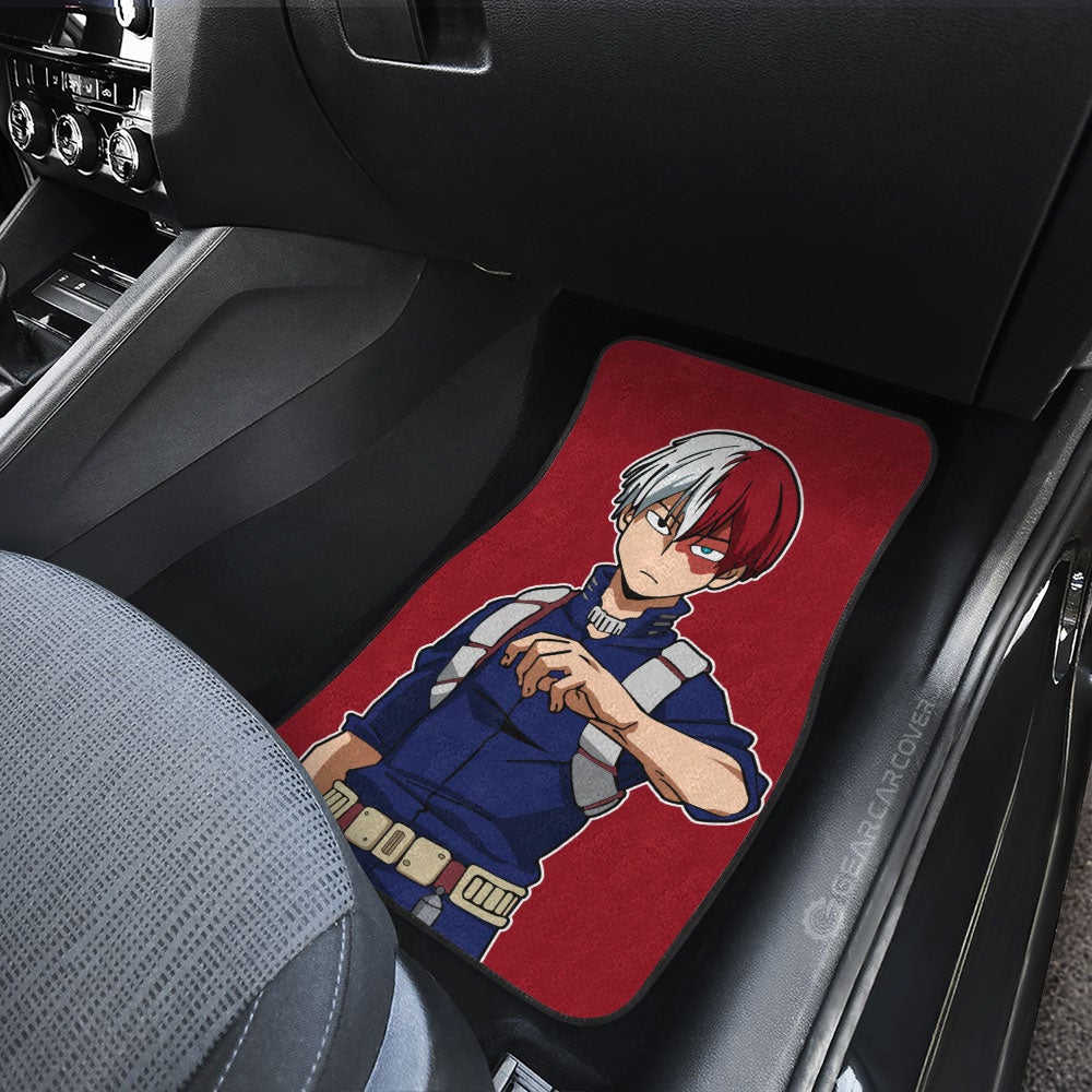 Shoto Todoroki Car Floor Mats Custom - Gearcarcover - 4