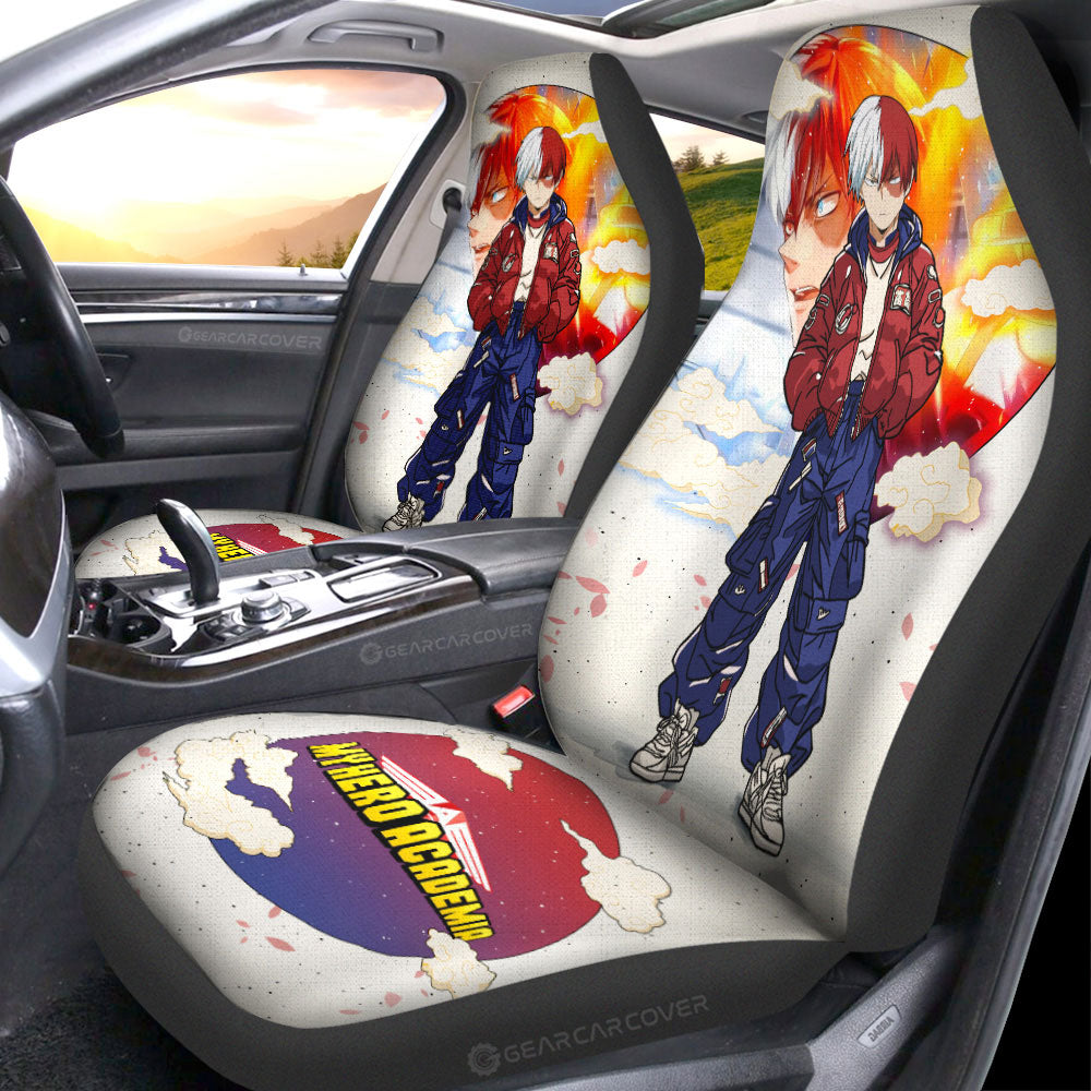 Shoto Todoroki Car Seat Covers Anime Collection - Gearcarcover - 1
