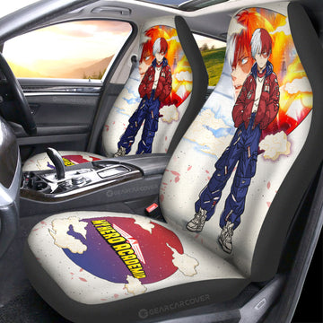 Shoto Todoroki Car Seat Covers Anime Collection - Gearcarcover - 1