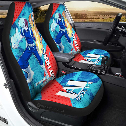 Shoto Todoroki Car Seat Covers Custom Car Accessories - Gearcarcover - 2