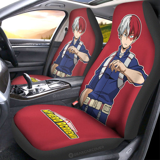 Shoto Todoroki Car Seat Covers Custom - Gearcarcover - 2