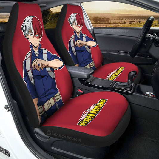 Shoto Todoroki Car Seat Covers Custom - Gearcarcover - 1