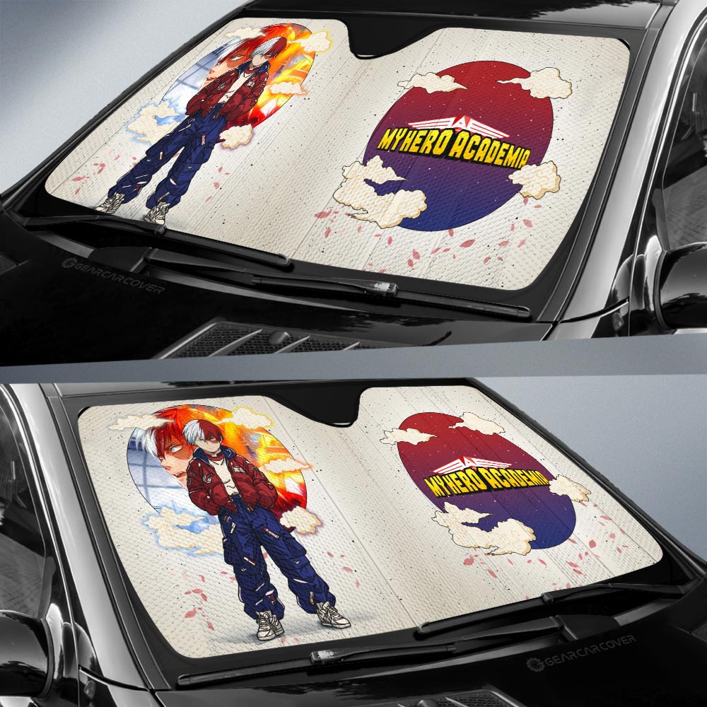 Shoto Todoroki Car Sunshade Anime Collection - Gearcarcover - 2