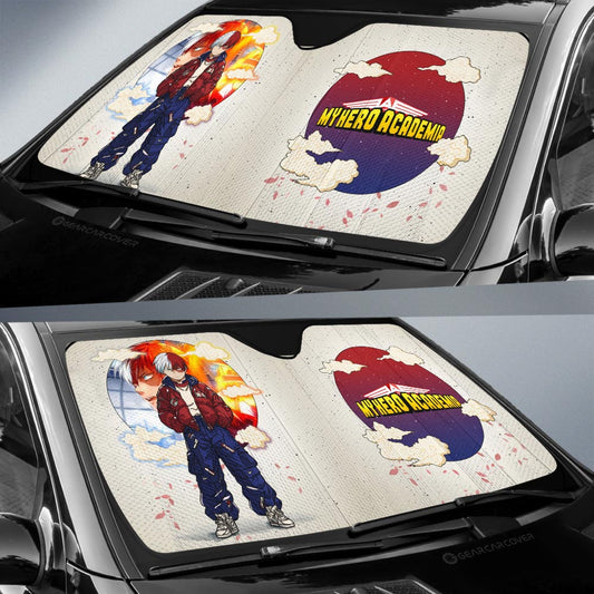 Shoto Todoroki Car Sunshade Anime Collection - Gearcarcover - 2