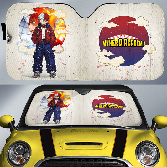 Shoto Todoroki Car Sunshade Anime Collection - Gearcarcover - 1