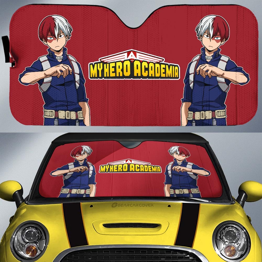 Shoto Todoroki Car Sunshade Custom - Gearcarcover - 1