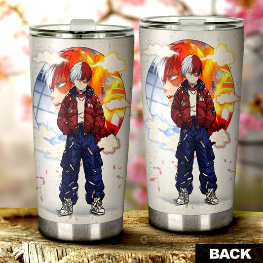 Shoto Todoroki Tumbler Cup Anime Collection - Gearcarcover - 2