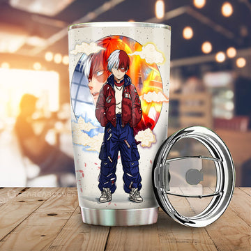 Shoto Todoroki Tumbler Cup Anime Collection - Gearcarcover - 1