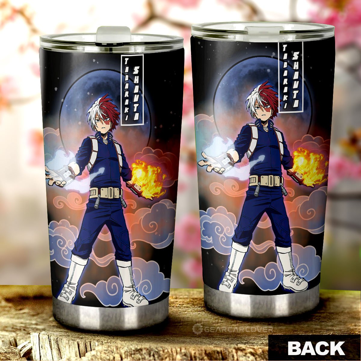 Shoto Todoroki Tumbler Cup Custom Car Interior Accessories - Gearcarcover - 3