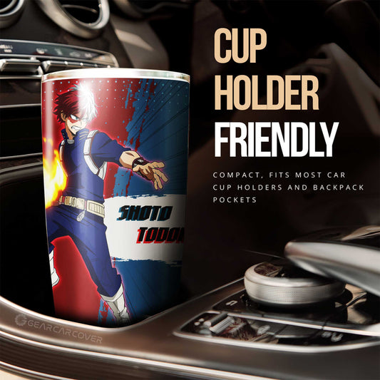 Shoto Todoroki Tumbler Cup Custom For Fans - Gearcarcover - 2