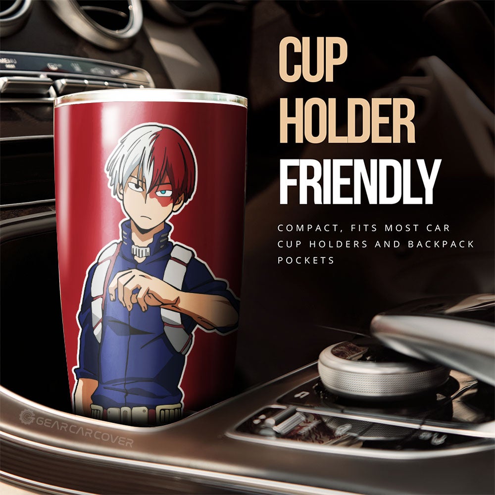 Shoto Todoroki Tumbler Cup Custom - Gearcarcover - 2