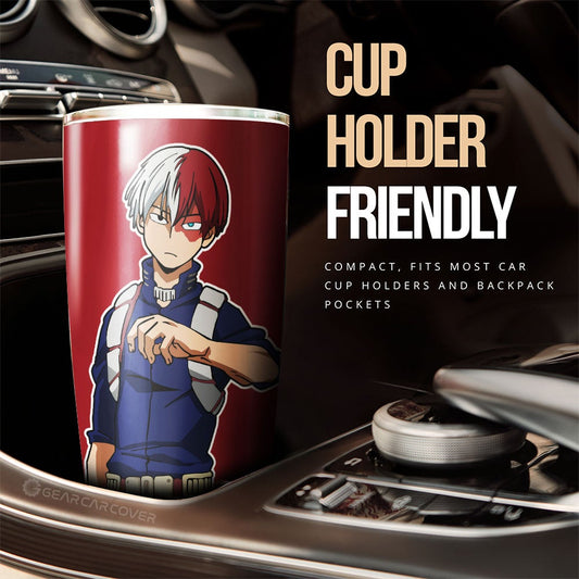 Shoto Todoroki Tumbler Cup Custom - Gearcarcover - 2