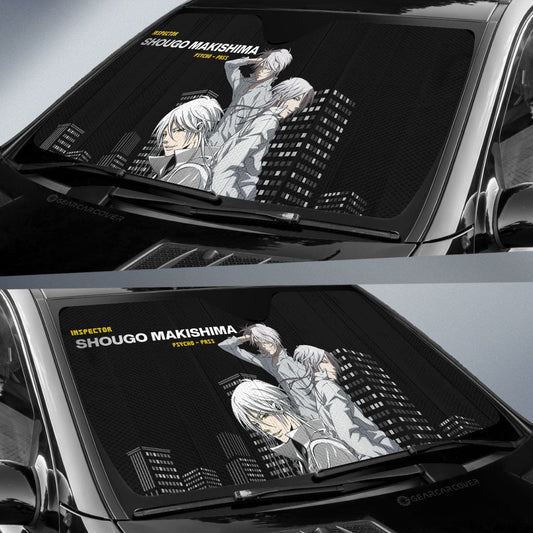 Shougo Makishima Car Sunshade Custom Psycho-Pass Car Accessories - Gearcarcover - 2