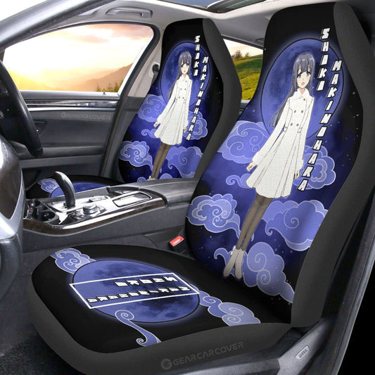Shouko Makinohara Car Seat Covers Custom Bunny Girl Senpai Car Accessories - Gearcarcover - 2