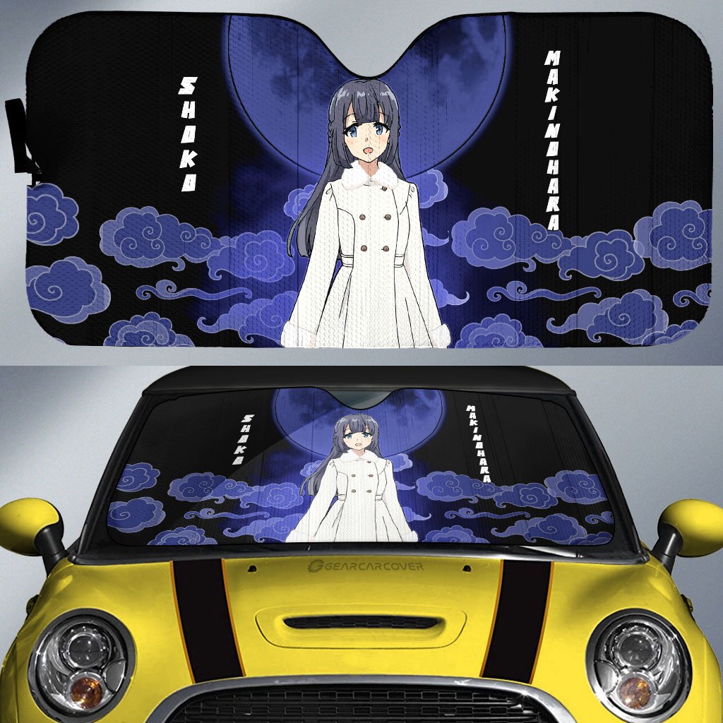 Shouko Makinohara Car Sunshade Custom Bunny Girl Senpai Car Accessories - Gearcarcover - 1