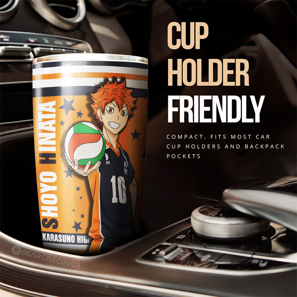 Shoyo Hinata Tumbler Cup Custom Car Accessories - Gearcarcover - 3