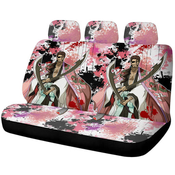 Shunsui Kyoraku Car Back Seat Covers Custom Car Accessories - Gearcarcover - 1