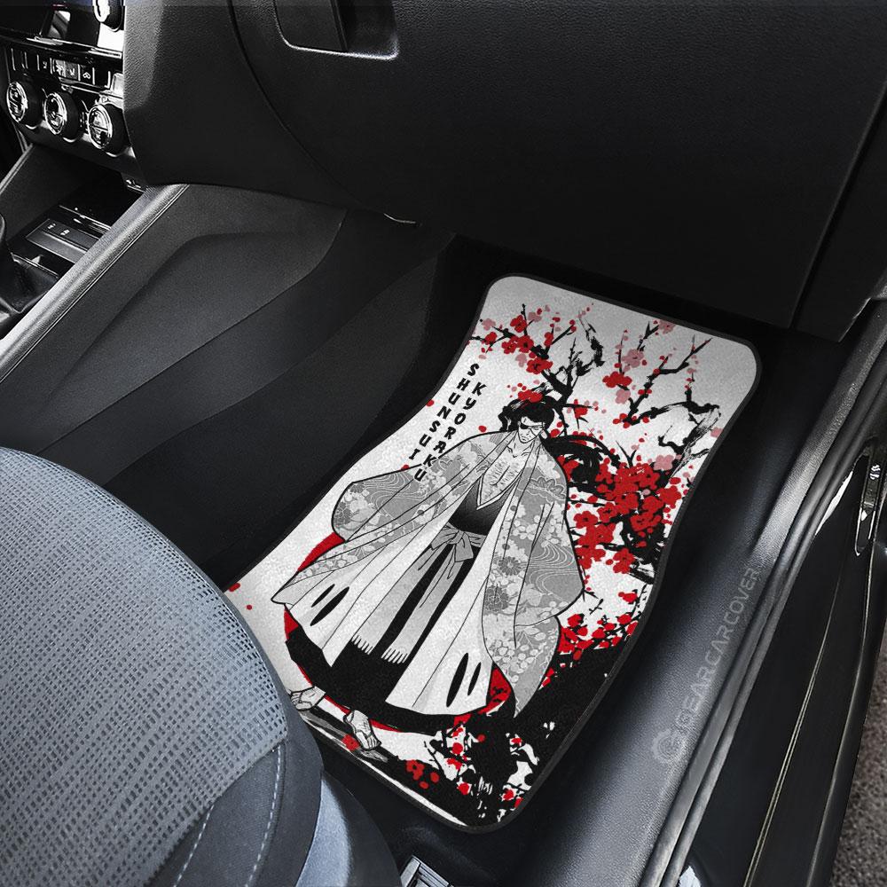 Shunsui Kyoraku Car Floor Mats Custom Japan Style Bleach Car Interior Accessories - Gearcarcover - 4