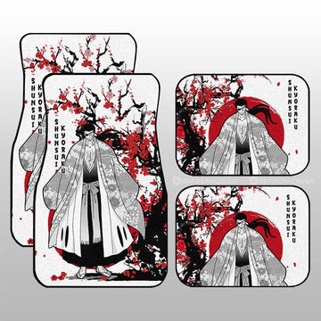 Shunsui Kyoraku Car Floor Mats Custom Japan Style Bleach Car Interior Accessories - Gearcarcover - 1