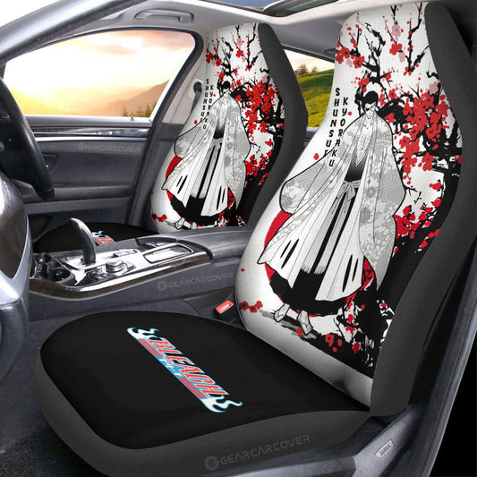Shunsui Kyoraku Car Seat Covers Custom Japan Style Bleach Car Interior Accessories - Gearcarcover - 2