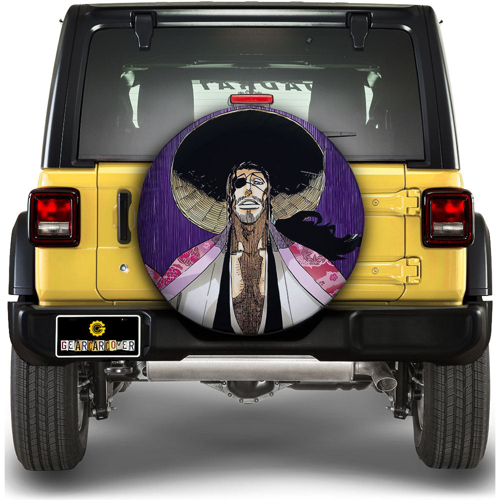Shunsui Kyoraku Spare Tire Covers Custom Bleach Car Accessories - Gearcarcover - 1