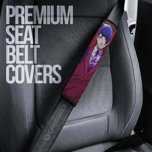 Shuu Tsukiyama Seat Belt Covers Custom Car Accessories - Gearcarcover - 2